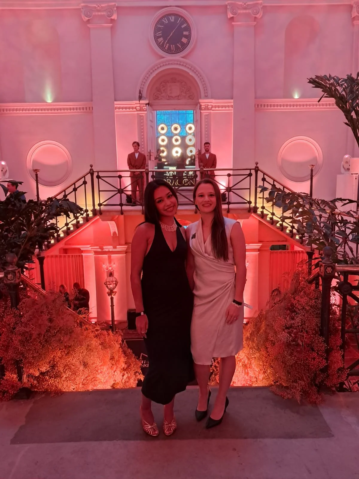 Cesca with me at the after party