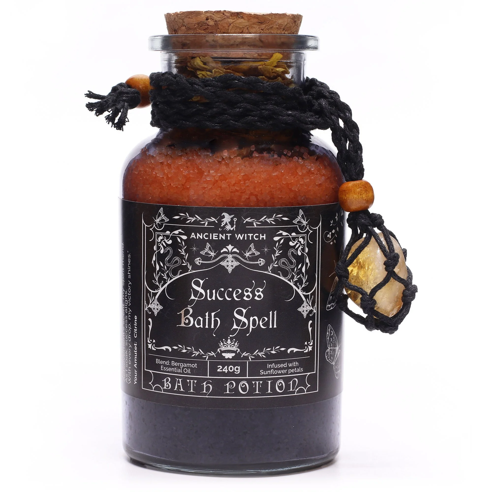 Success Ancient Witch Bath Spell Potion and Amulet