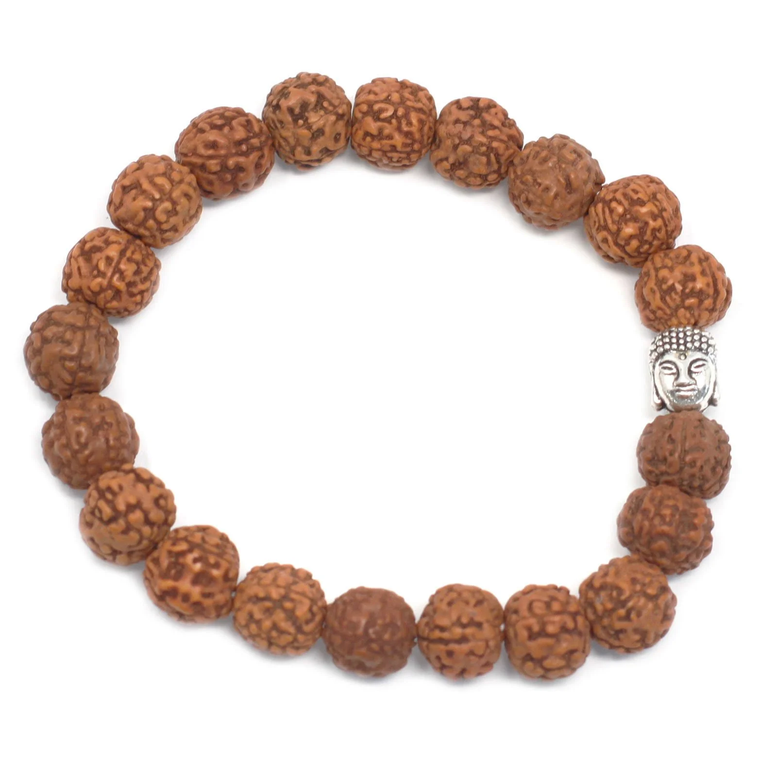 Rudraksha Buddha Mala Bangle