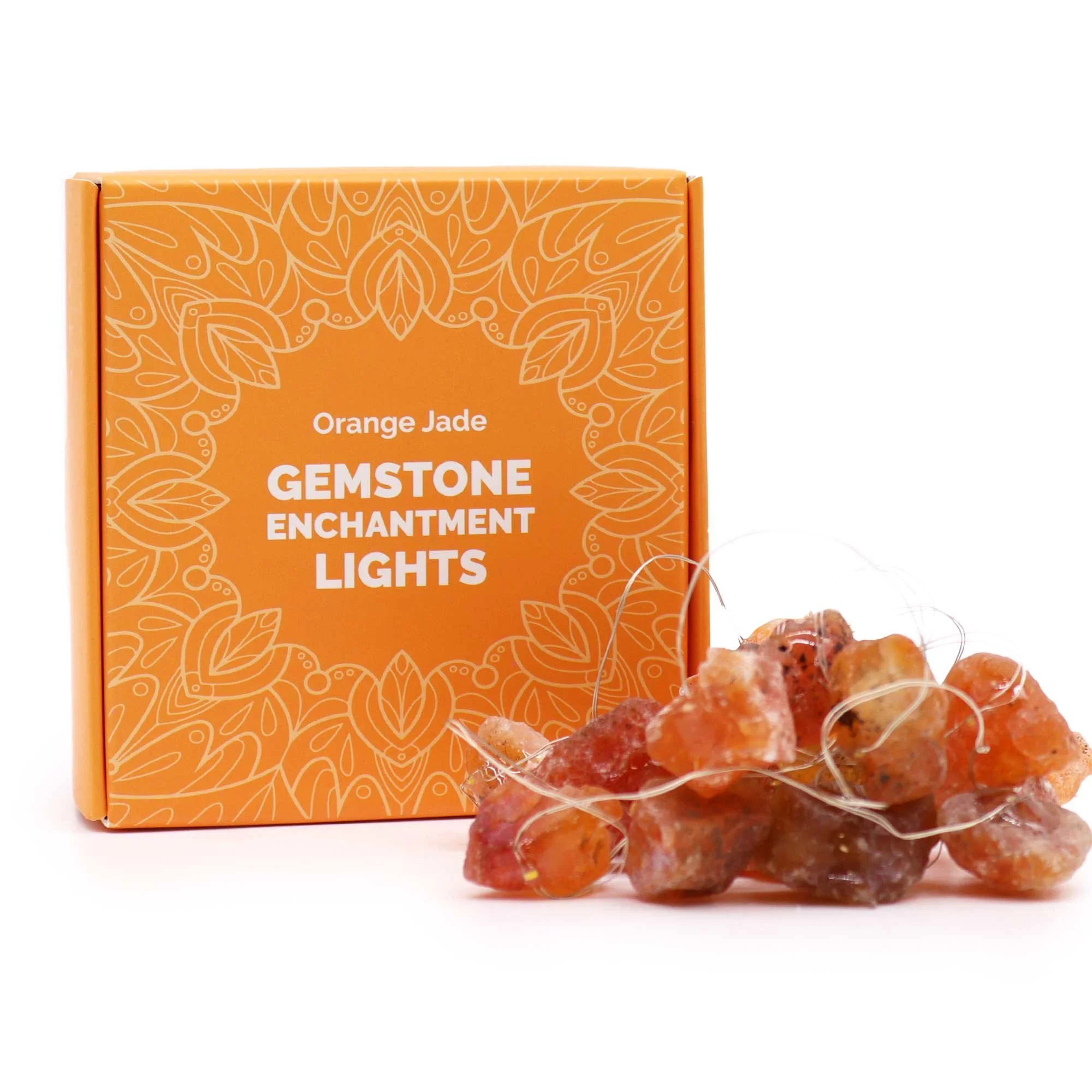 Orange Jade Gemstone Enchantment Lights