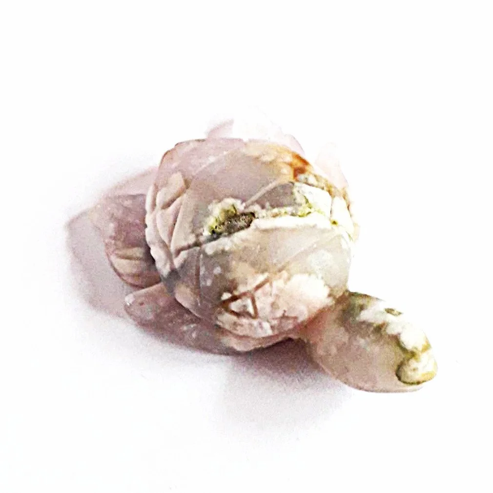Flower Agate Turtle