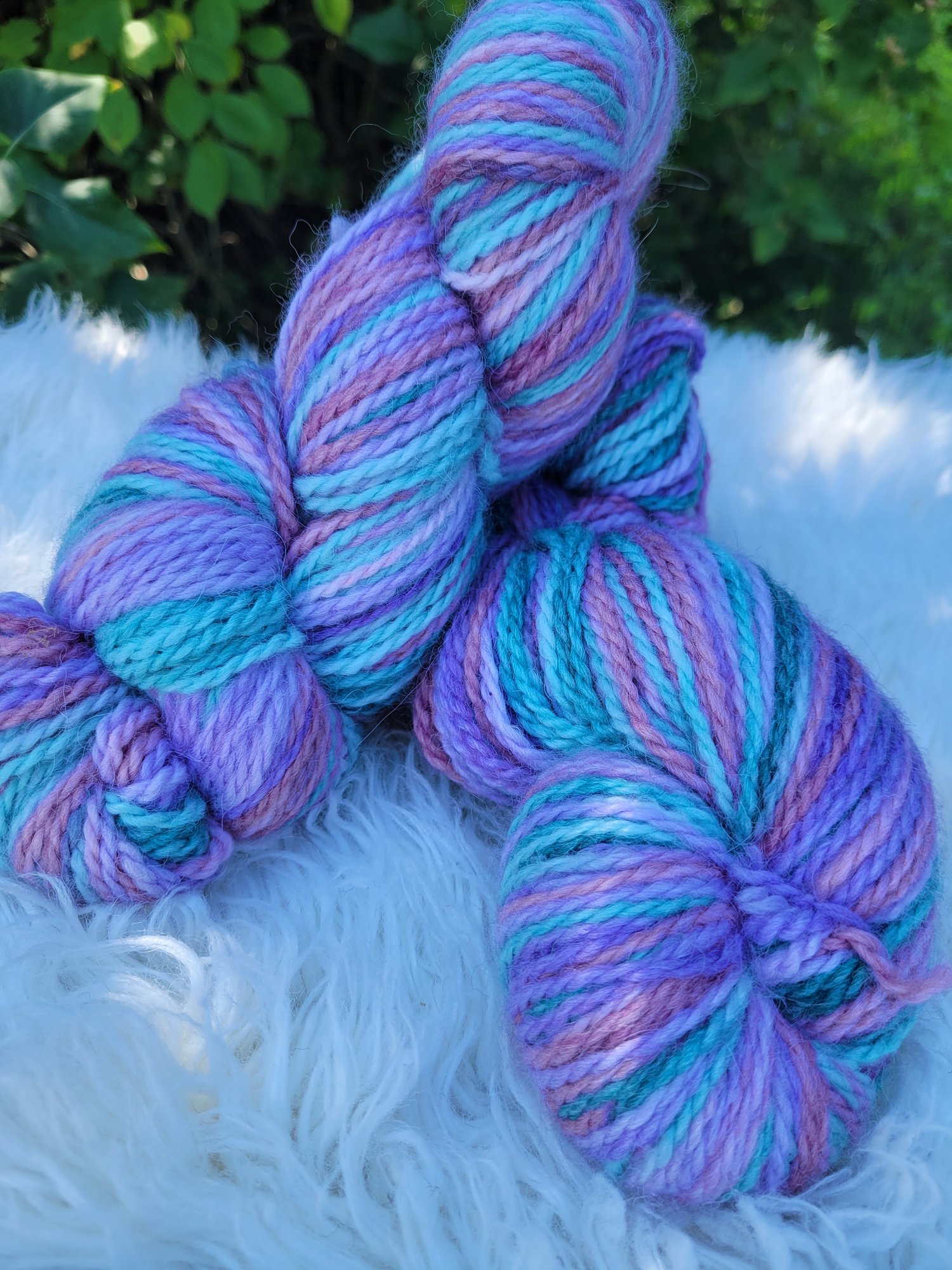 Hand Dyed Alpaca Blend Worsted Weight Yarn ~ Bubble Gum — ANNADELE