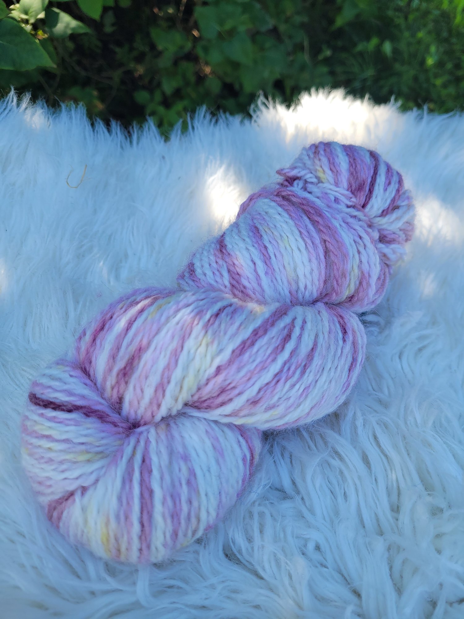 Hand Dyed Alpaca Blend Worsted Weight Yarn ~ Raspberry Swirl — ANNADELE  ALPACAS