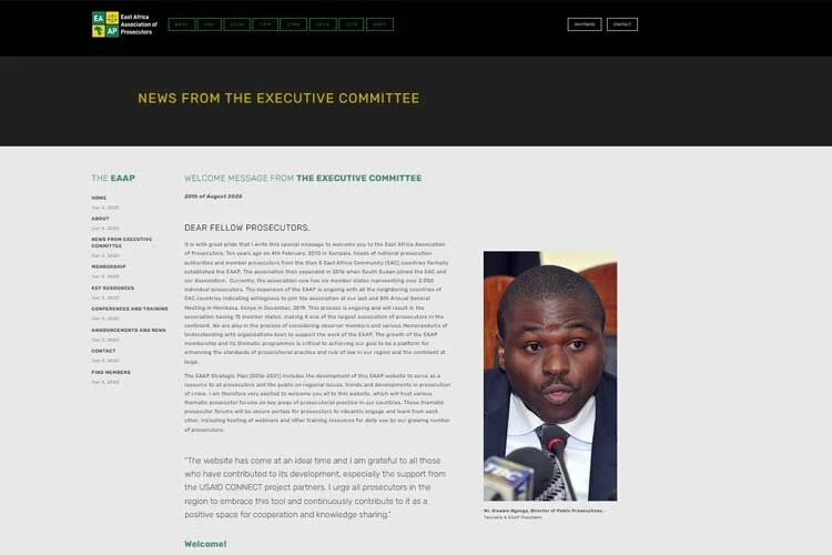 EAAP website virtual launch