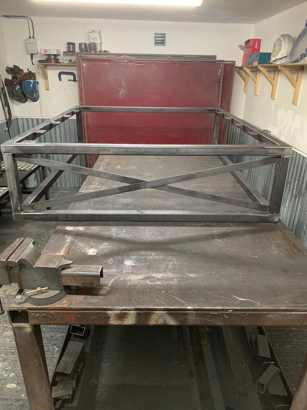 Cross Box Frame for coffee table