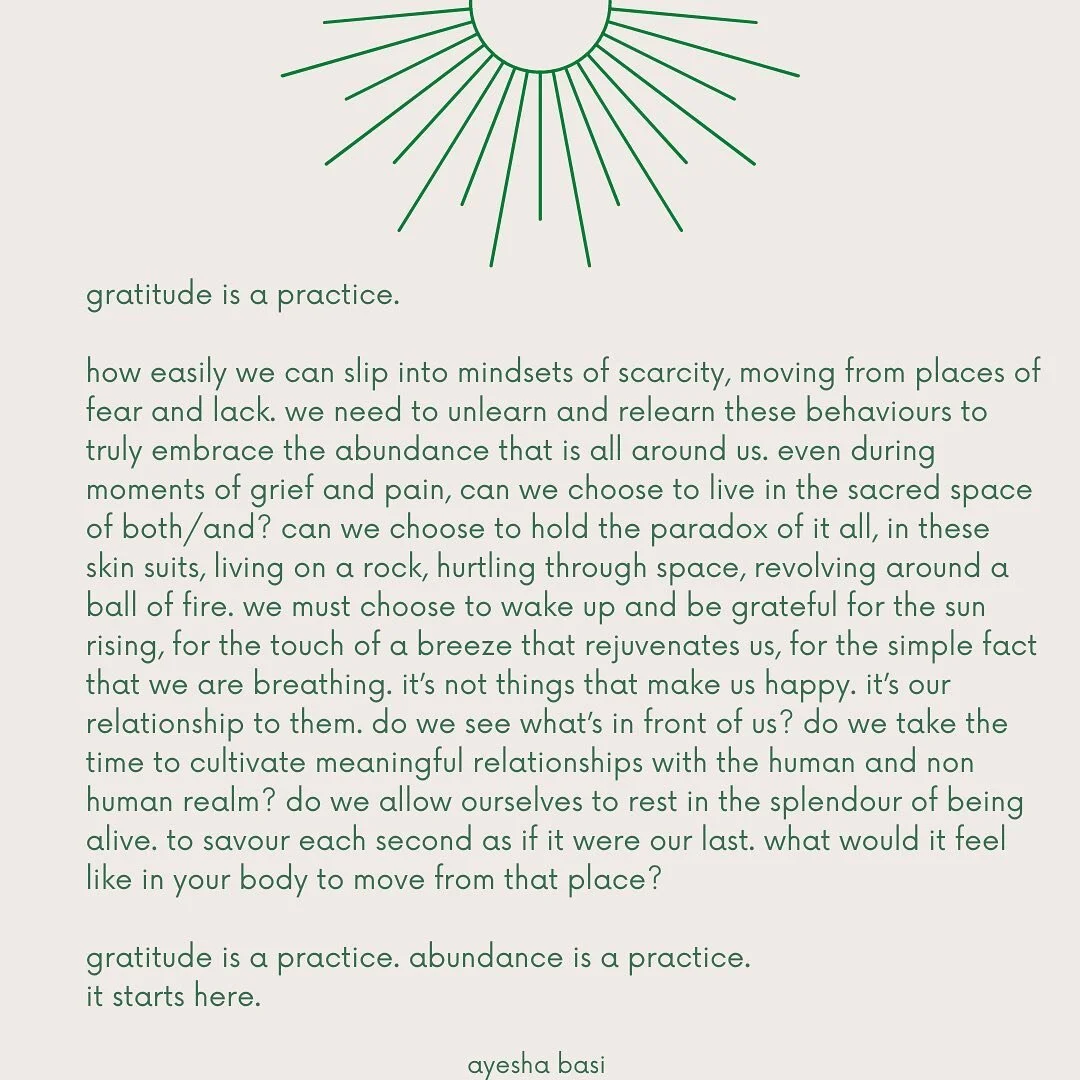 gratitude is a practice ✨it starts here🙏🏽💓