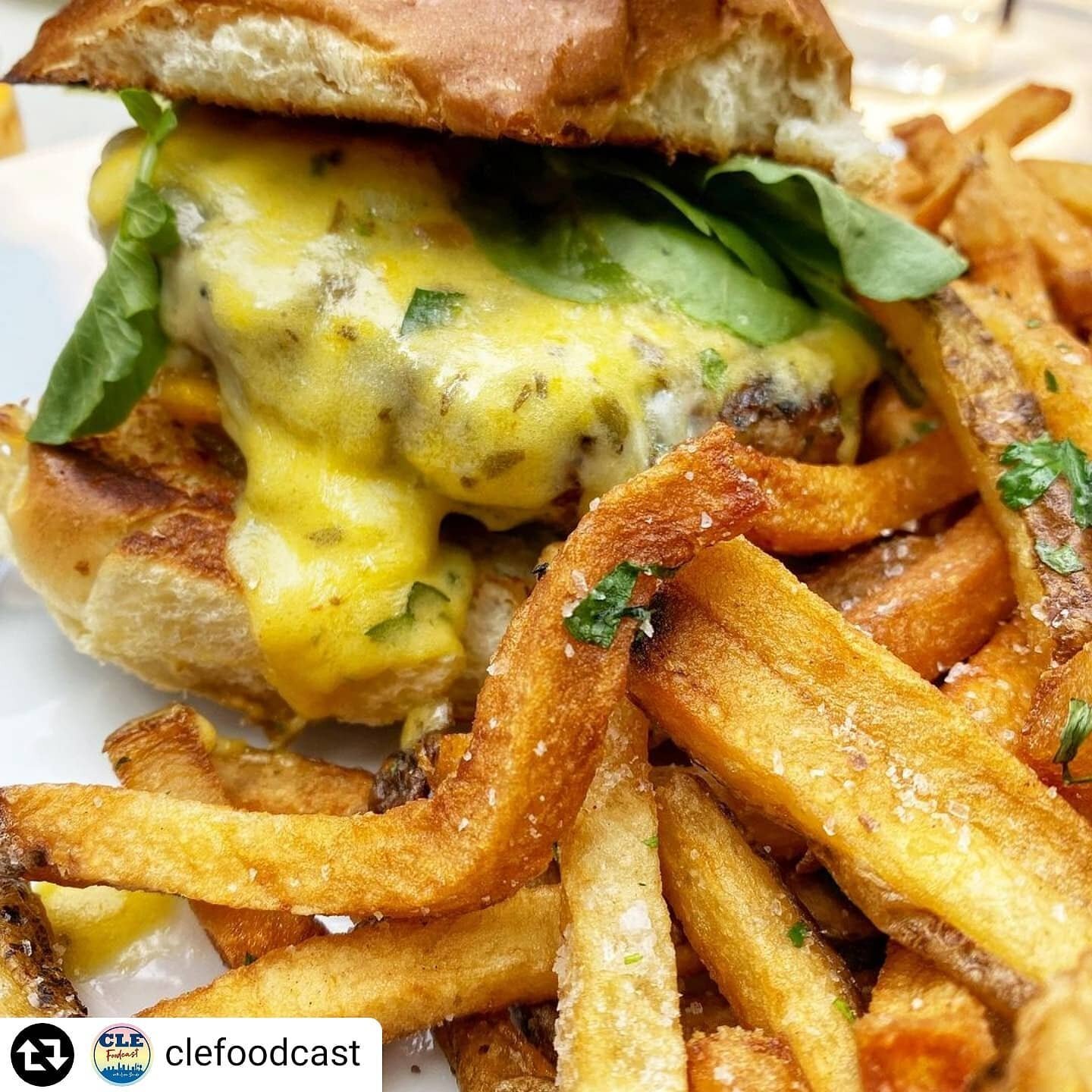 #Repost - @clefoodcast 
Some smart person came up with #CLEBurgerWeek and I&rsquo;m not one to miss out on a great promotional campaign.

So just in the nick of time, I grabbed this one at @lalbatros.brasserie. It&rsquo;s always perfect&mdash;of cour