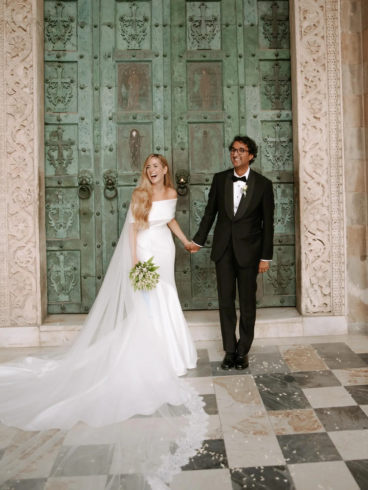 Cristina and Anish got married in the absolutely spectacular Amalfi Cathedral. The breathtaking ceremony was followed by a reception at the serene Borgo Santandrea, overlooking the sea. 
It really was the most gorgeous day, full of emotions and love 