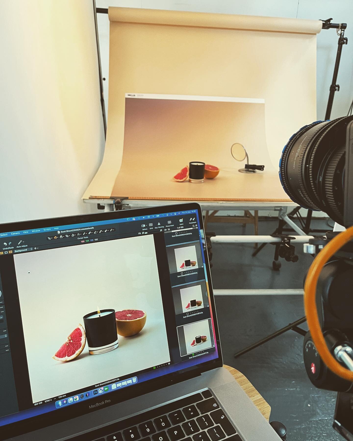 Studio smells amazing today. Shooting some lovely candle magic.  #productphotography #westmidlandsphotographer #wellness #shropshireproductphotography