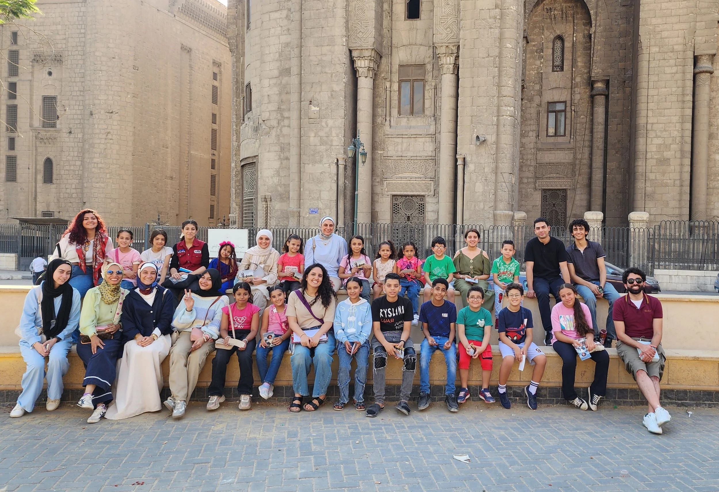 Children's Engagement in Rediscovering Historic Cairo from their Own Perspective. Taken by the Arch.Kids.Lab team, Summer 2025.