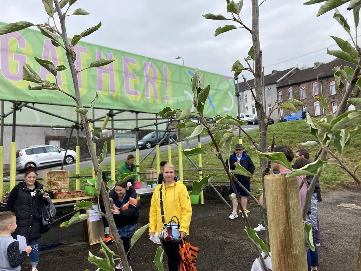 Gather pop up orchard, Aber Valley.jpg