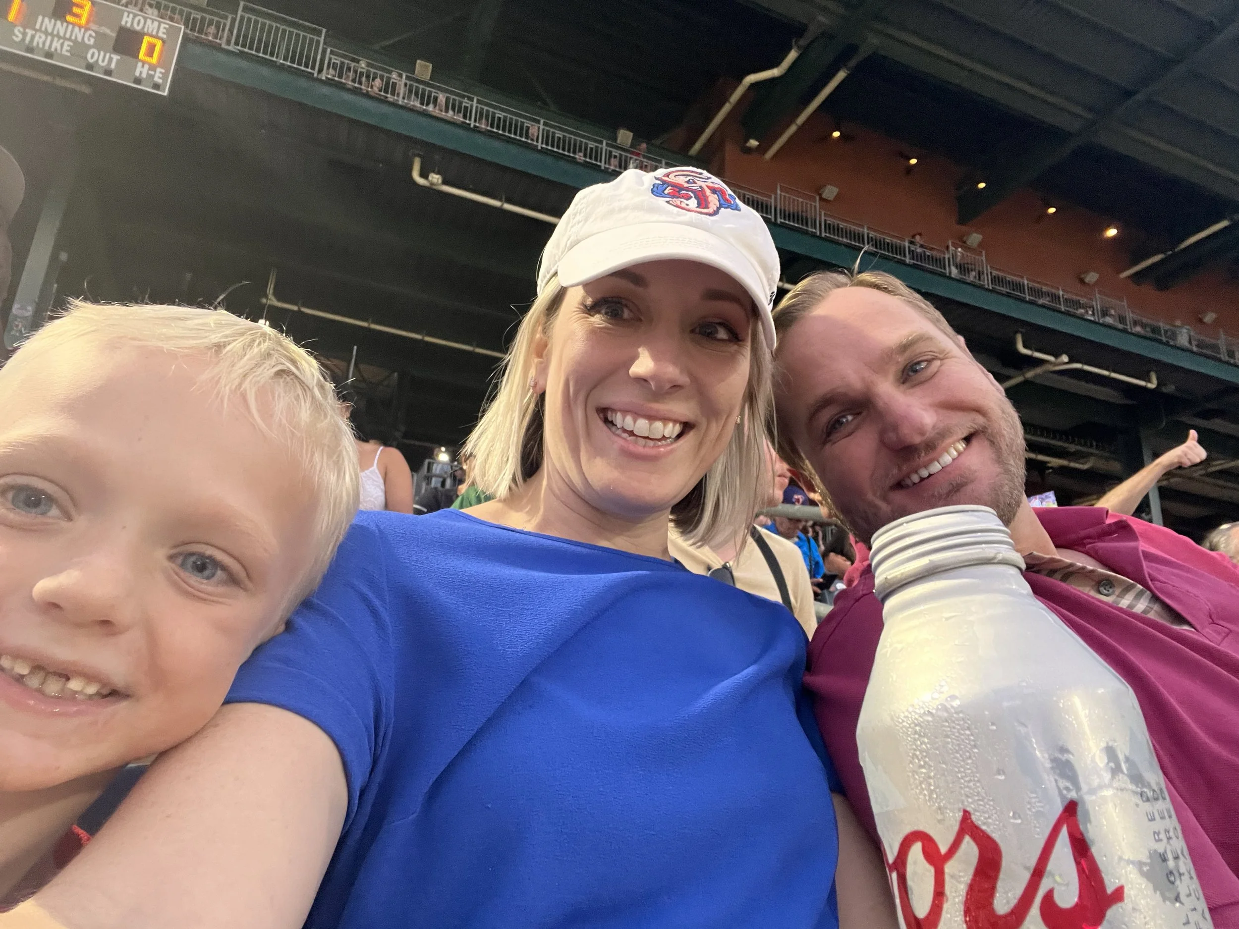 Shannon Schott attends the JBA family night at the Jumbo Shrimp!