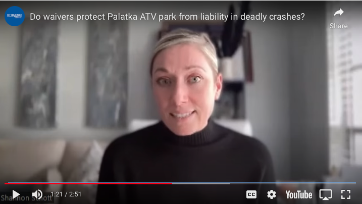 Shannon Schott Weighs in on Liability Issues in Deadly Crash at Hog Waller in First Coast News Interview