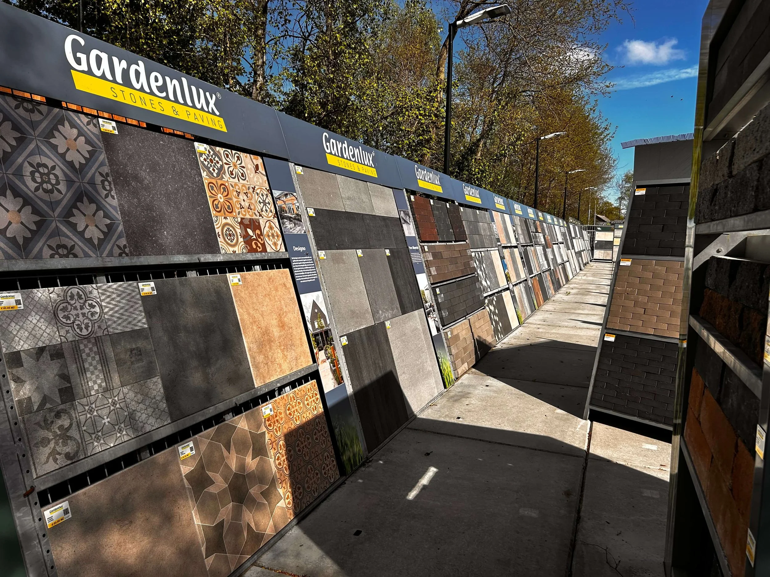 Keramische terrastegels Putten