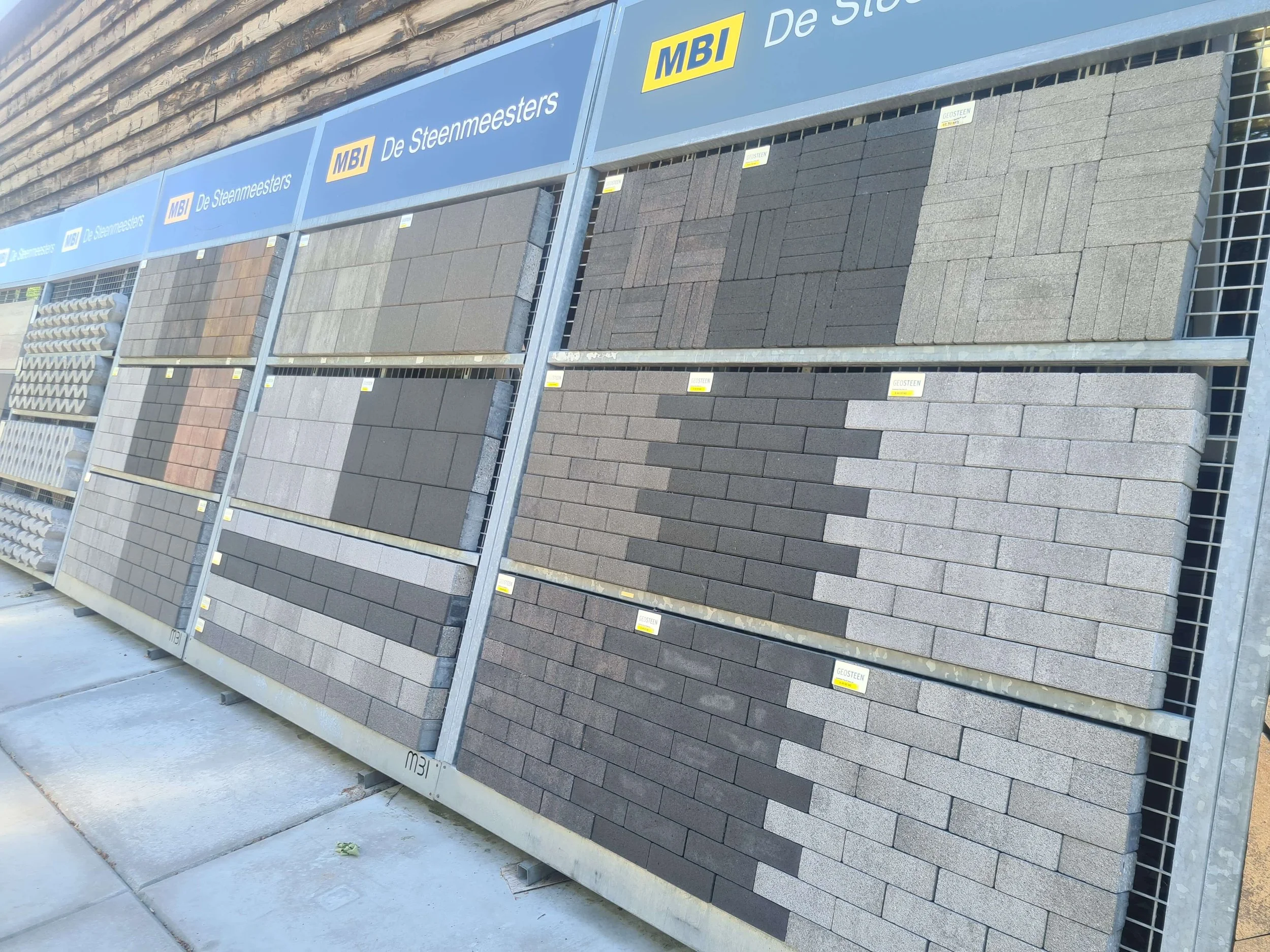 Betonklinkers showroom Heuveltuin.