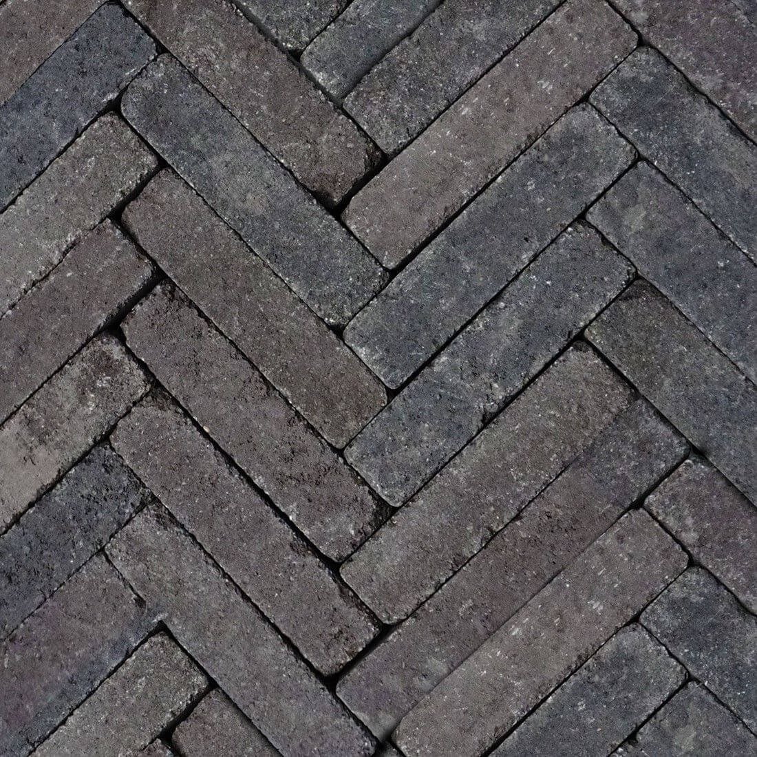 Betonklinkers oprit paars-bruin