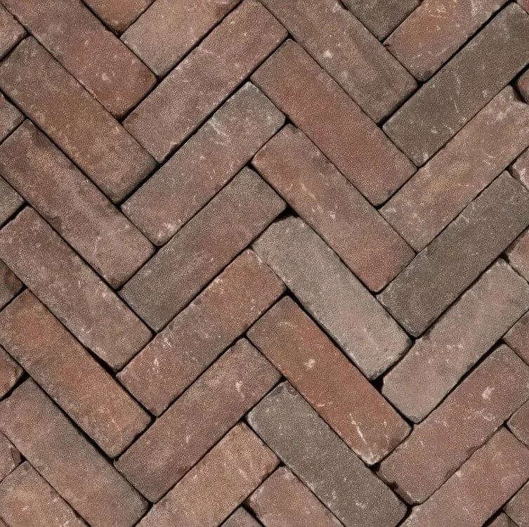 Dikformaat klinkers gebakken