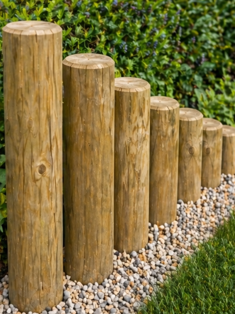 Houten palen
