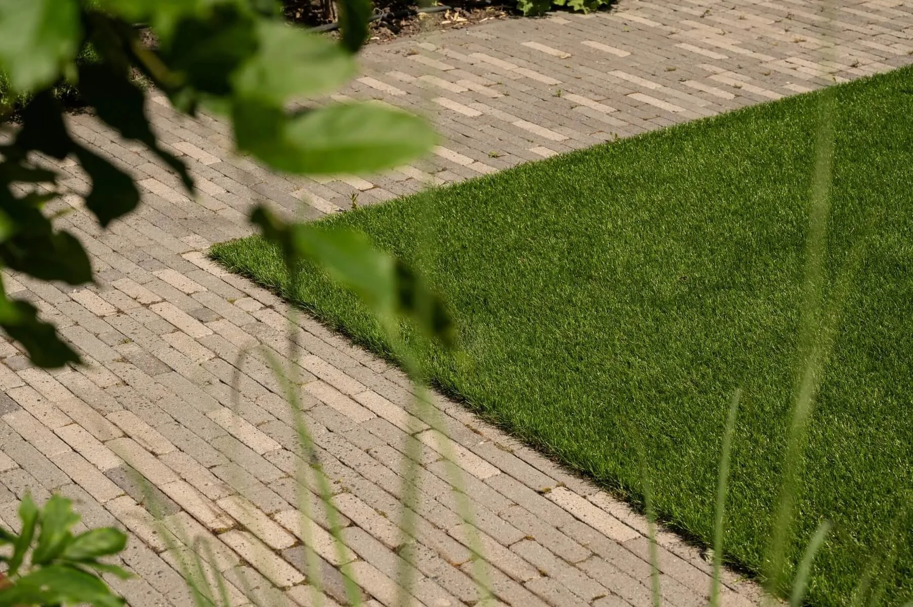 Gebakken klinkers terras