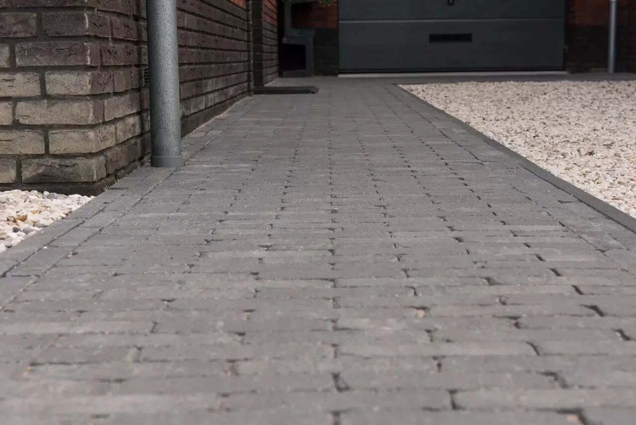 Gebakken klinkers oprit