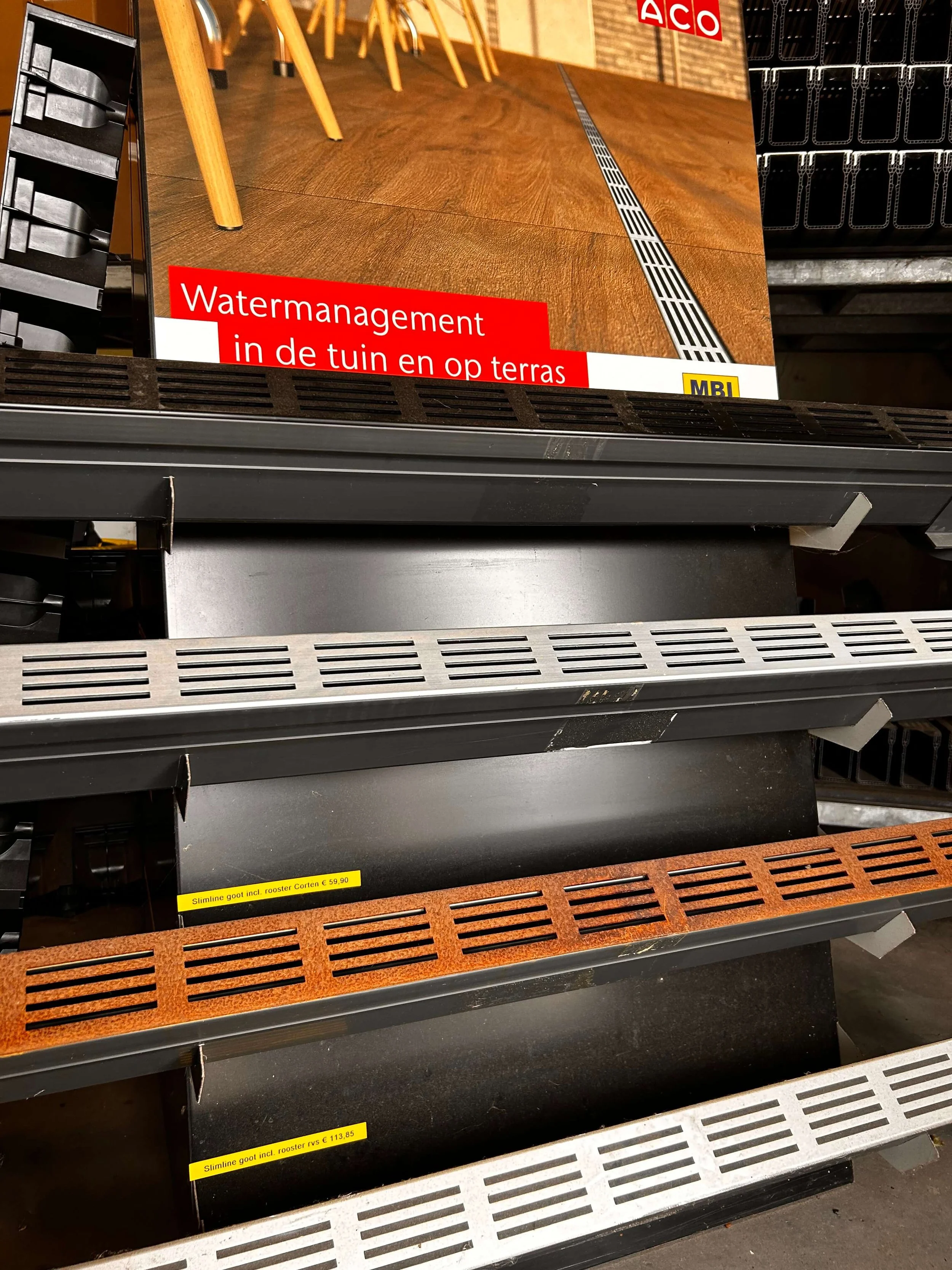 Afwatering tuintegels