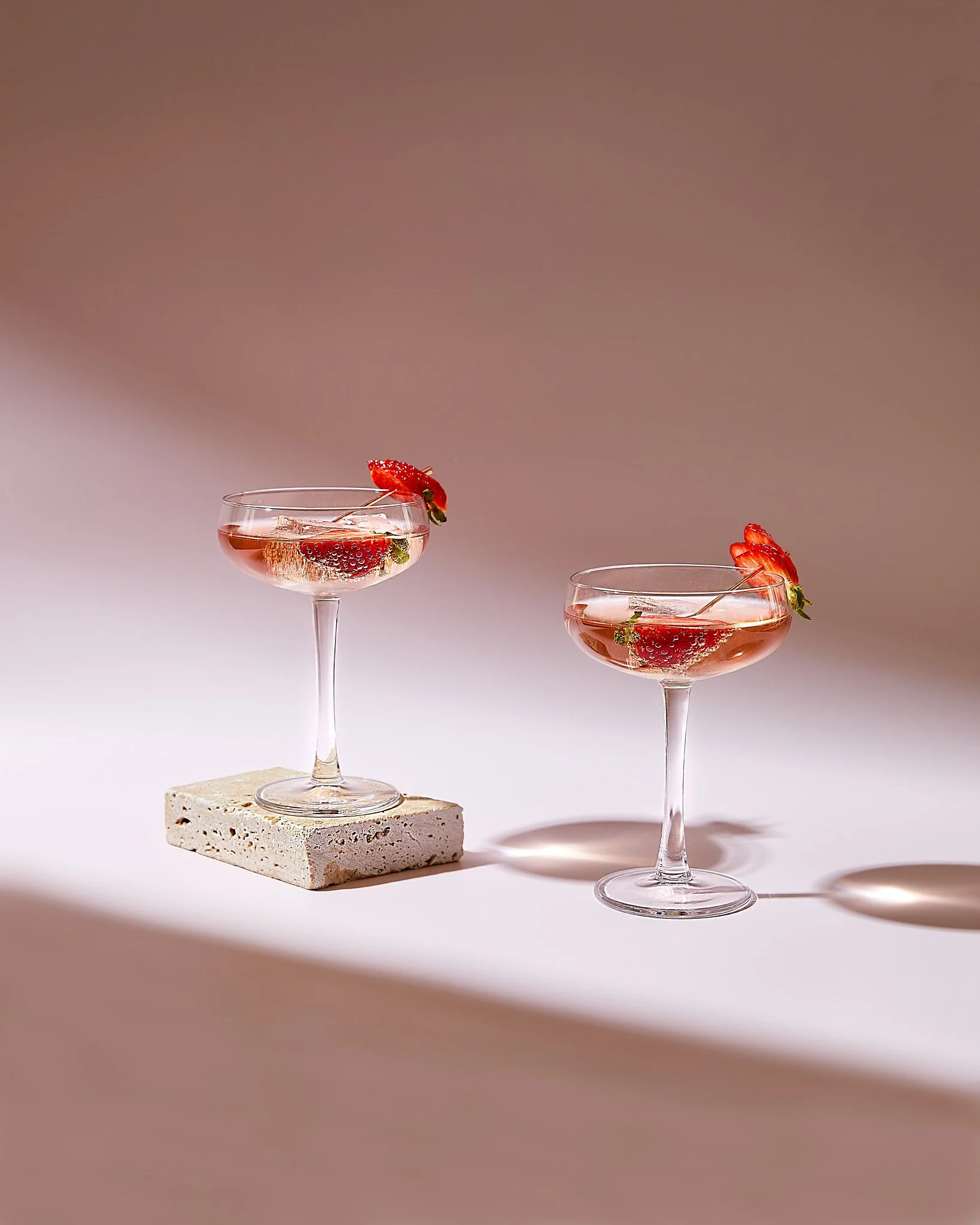 2 glasses of Prosecco by Sarah Neuner Photography