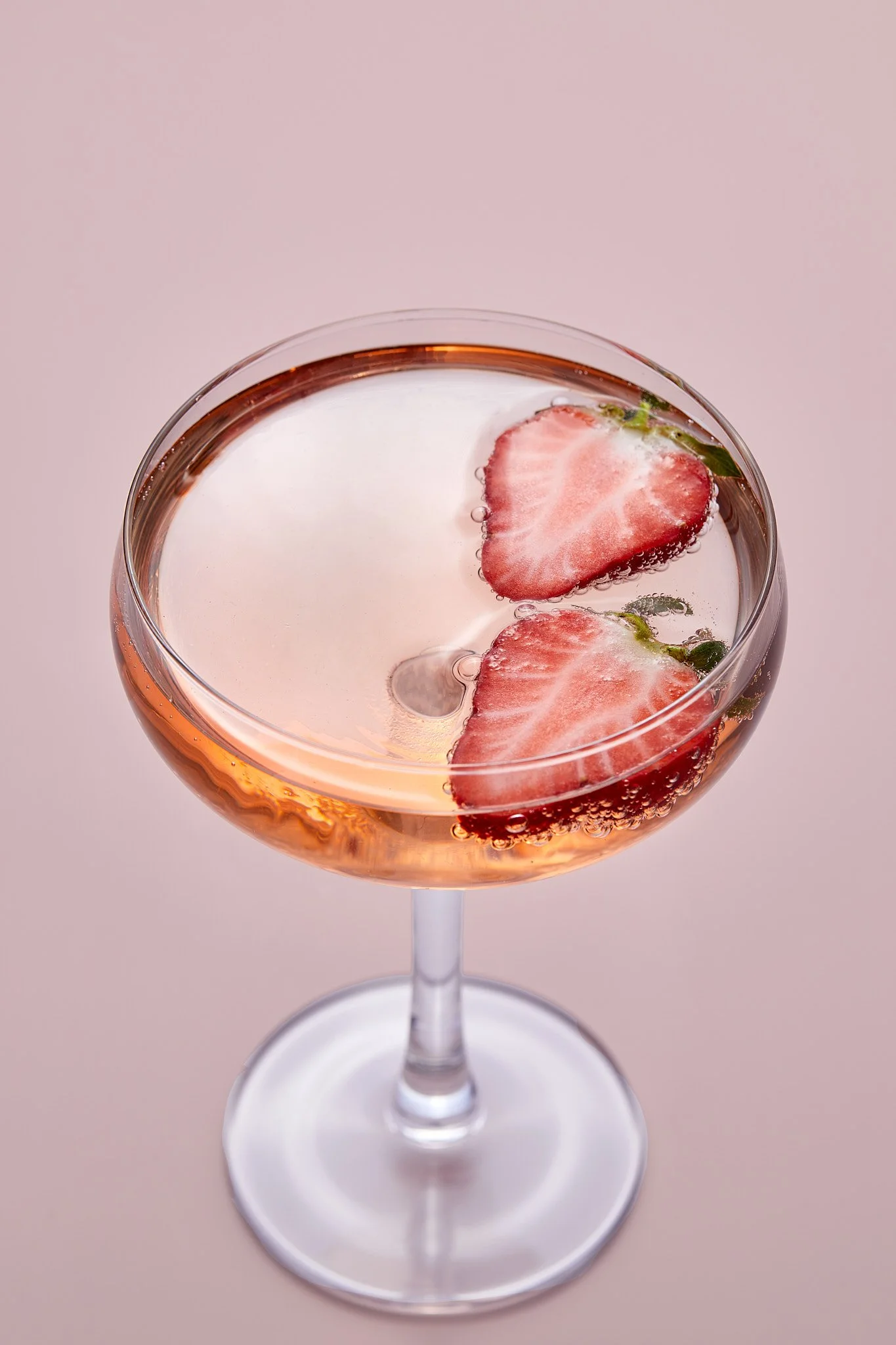 Strawberry Prosecco by Sarah Neuner Photography