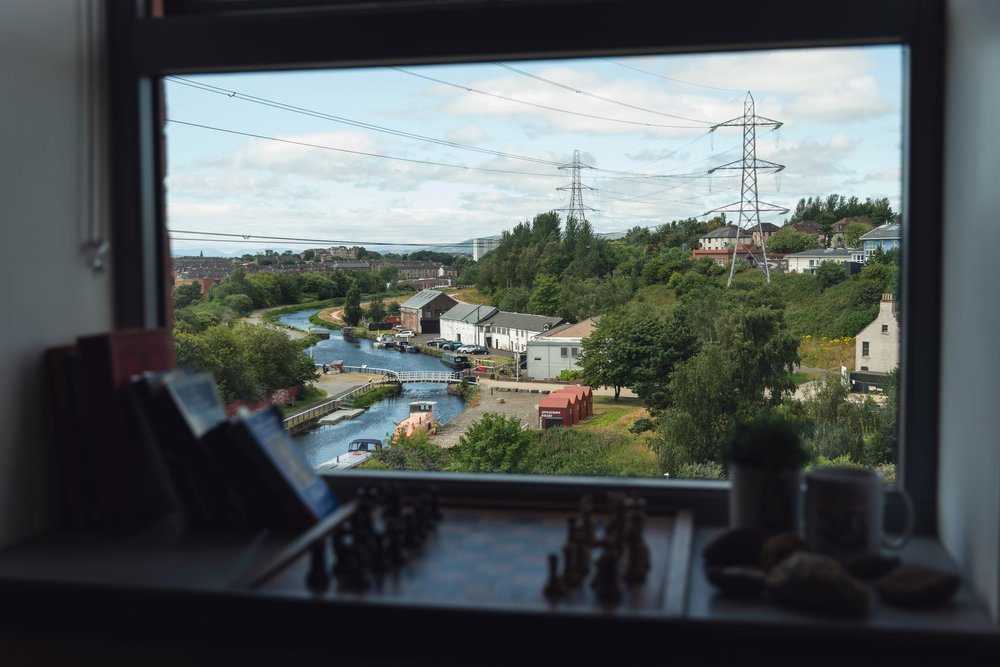  The bascule bridge from Gray’s ledger, as seen rom the window of the Archive. 