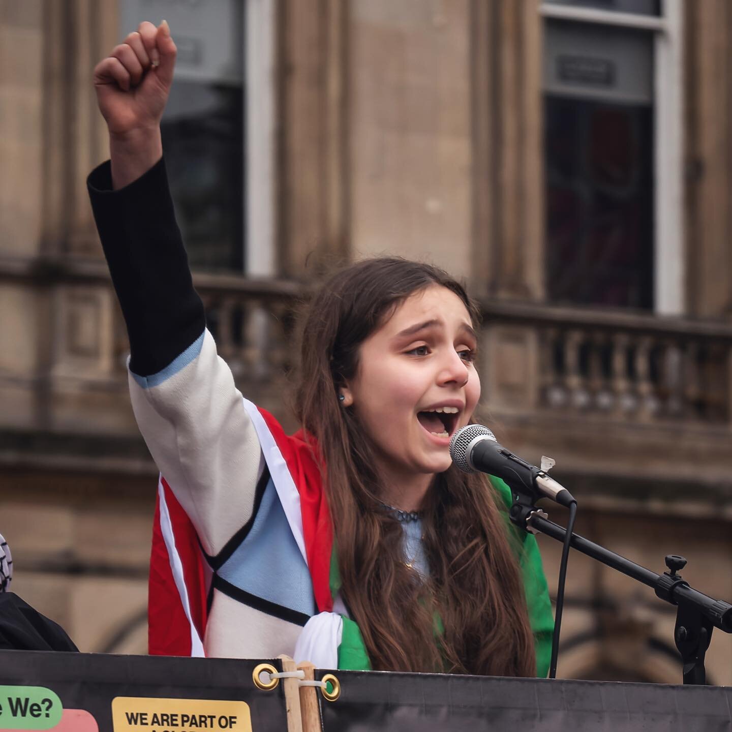These young people are my heroes. Seeing the next generation speak so passionately and compassionately at the National March last month has given me hope for the long term future, even as the immediate future appears so grim. 
The first speaker spoke