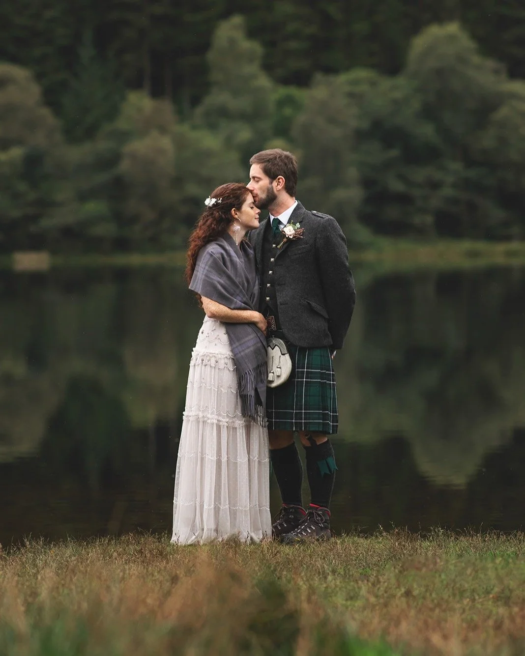 Happy Wedding Anniversary Fi &amp; James 🧡 
Loch Ard, Scotland.