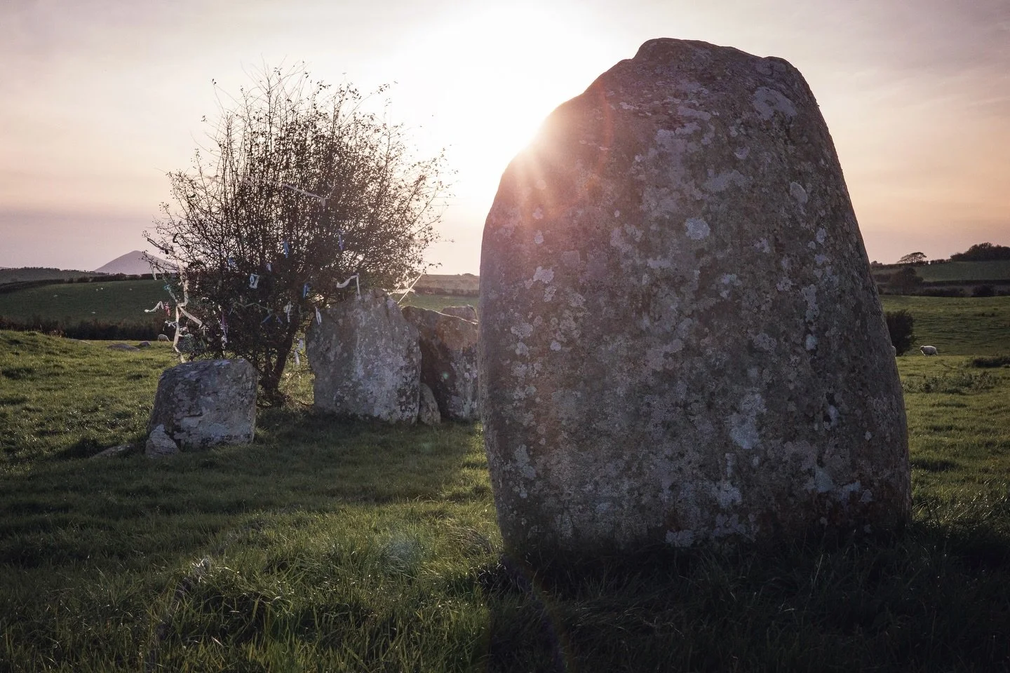 Winter Solstice at Ballynoe Stone Circle, a place I believe can teach us a lot about ourselves. 
Like many stone circles, Ballynoe in County Down, Ireland, was built to allow the mid summer sunset to shine directly into the burial cairn at its centre