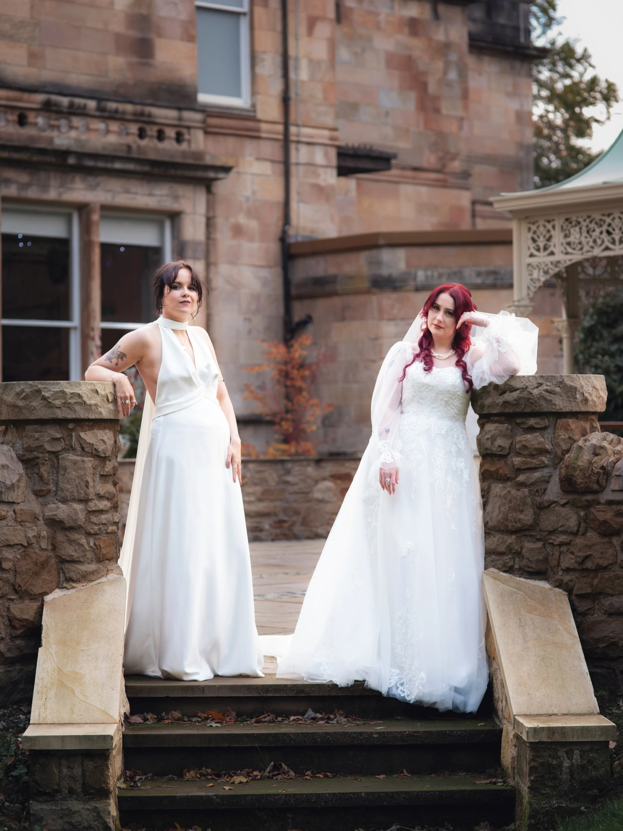 Happiest anniversary wishes to Keira and Kelly, who had their gorgeous wedding at the stunning @kilmardinnyhouse one year ago today. 
Such a beautiful and fun day with friends and family, I hope you&rsquo;re having an equally lovely time this anniver