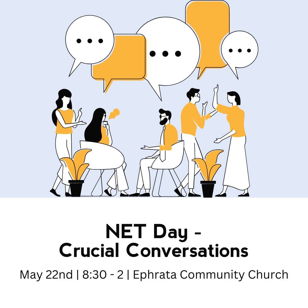 Our May NET Day registration is live! What is a Crucial Conversation? And Who Cares?🤔

We are excited to learn how to have these conversations through effective communication, learning how to speak &amp; be heard!🗣️

Find out more by clicking the l
