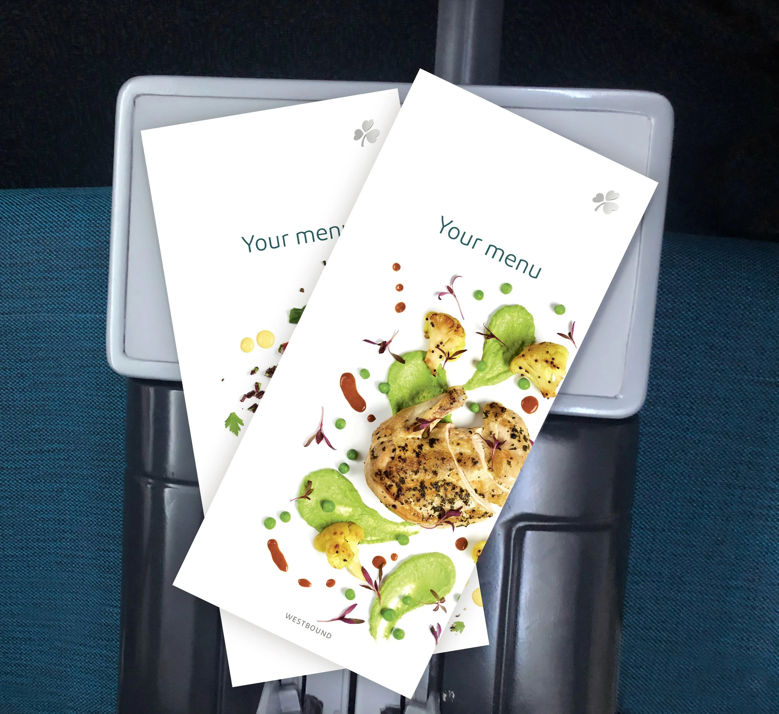 Aer Lingus Business Class Menus