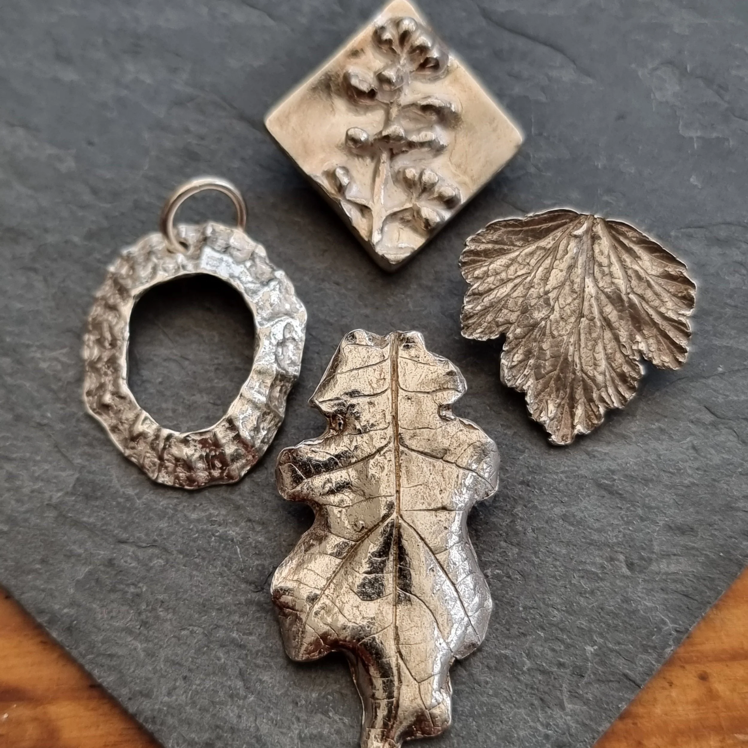Silver Jewellery - using your own moulds and textures - Intermediate