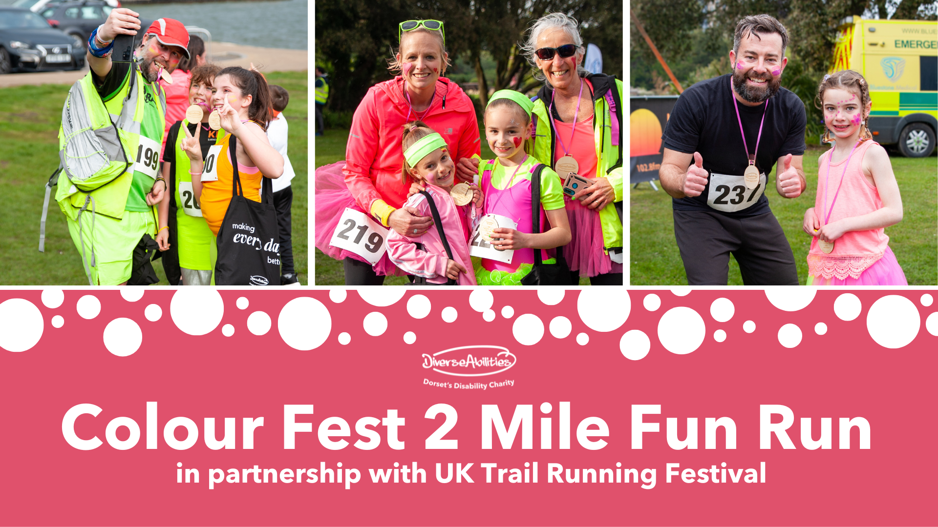 Colour Fest 2 Mile Fun Run in partnership with UK Trail Running ...