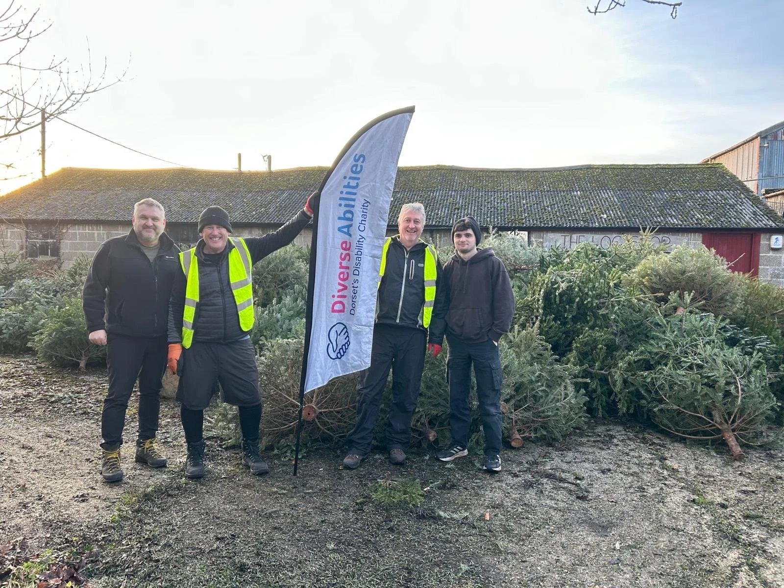 Treecycling success for Disability Charity