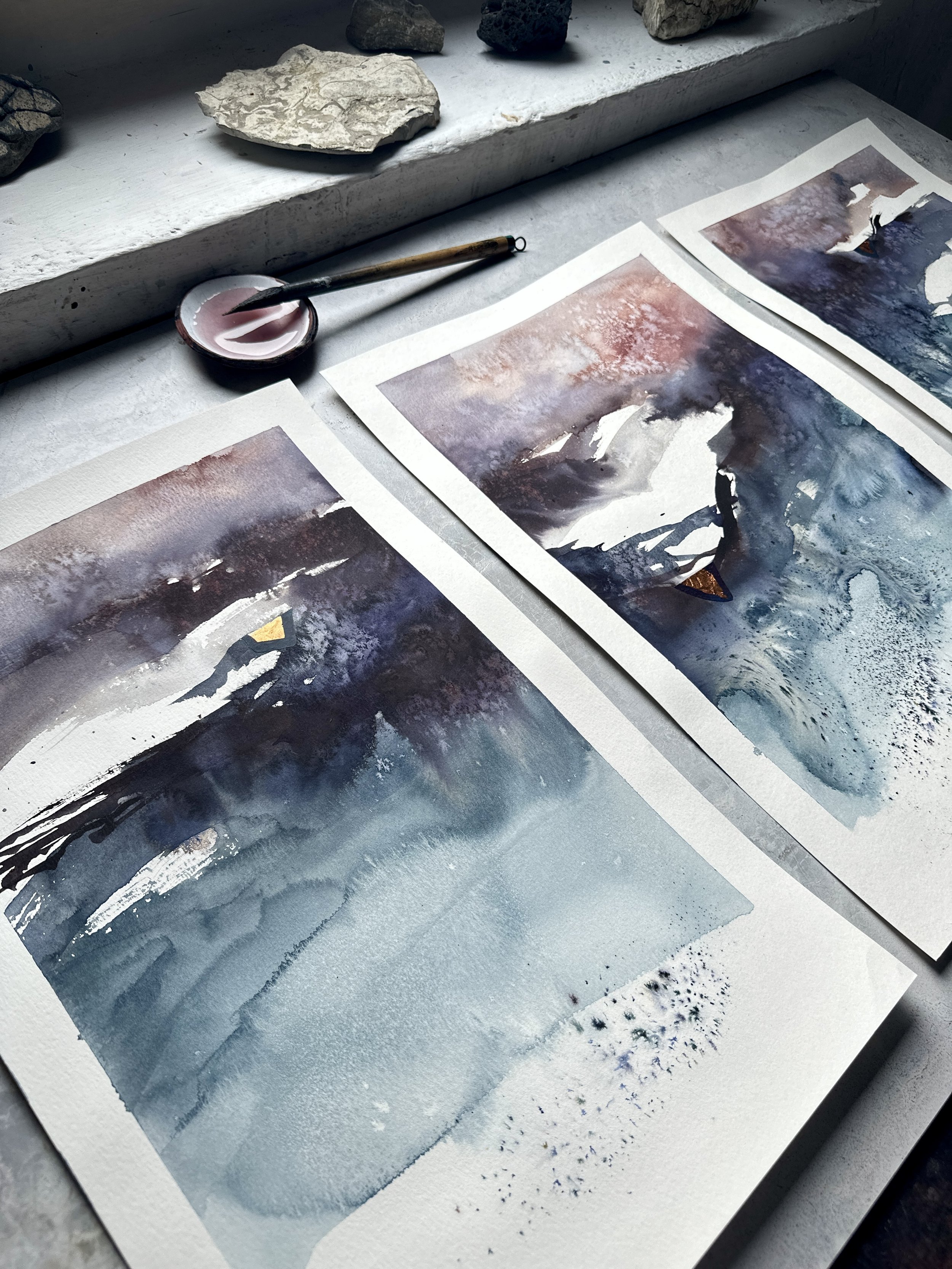 NEW COLLECTION/Summer Solstice lll/ Triptych