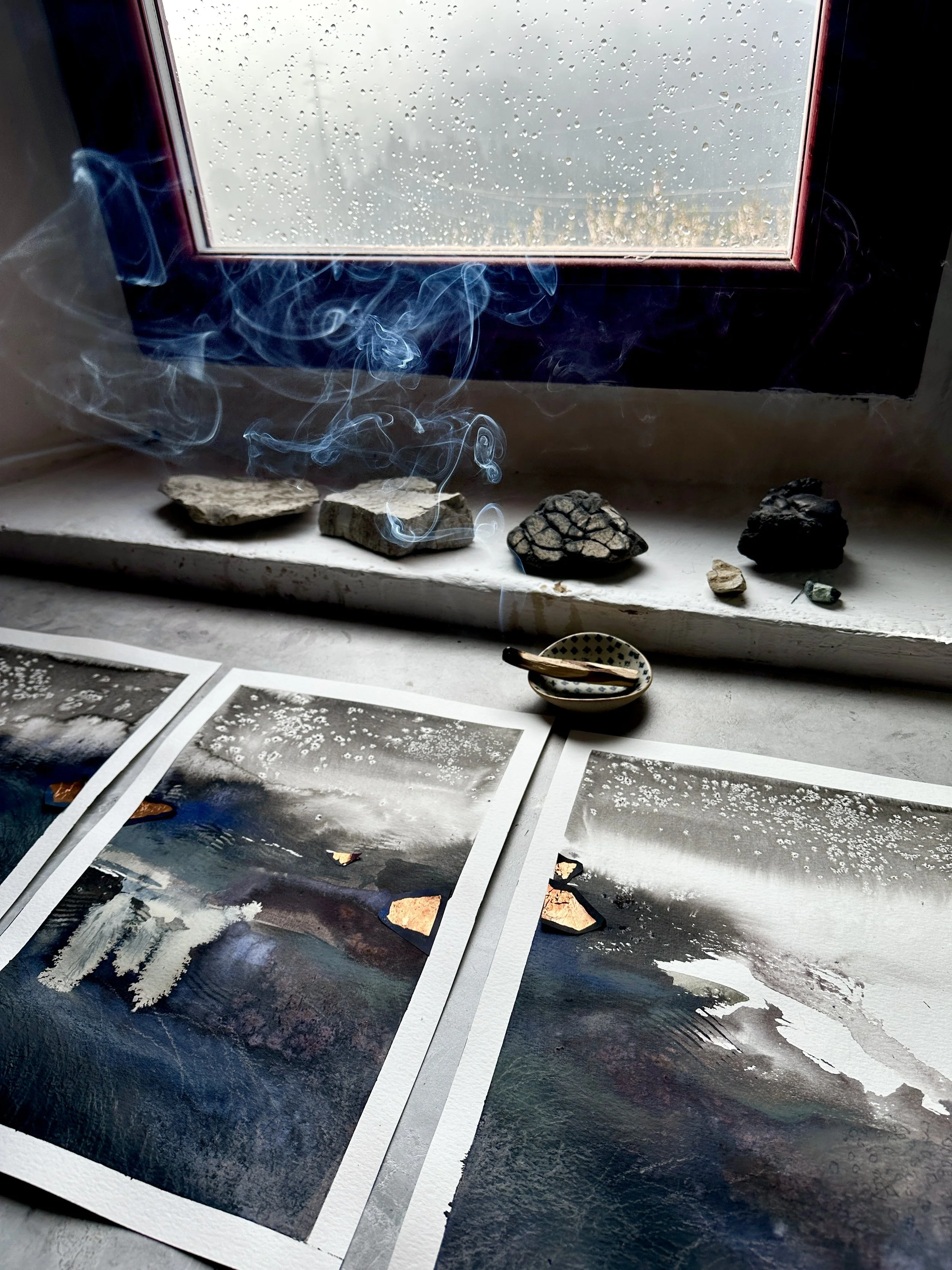 NEW COLLECTION/Monte Morello Skyline/ Triptych