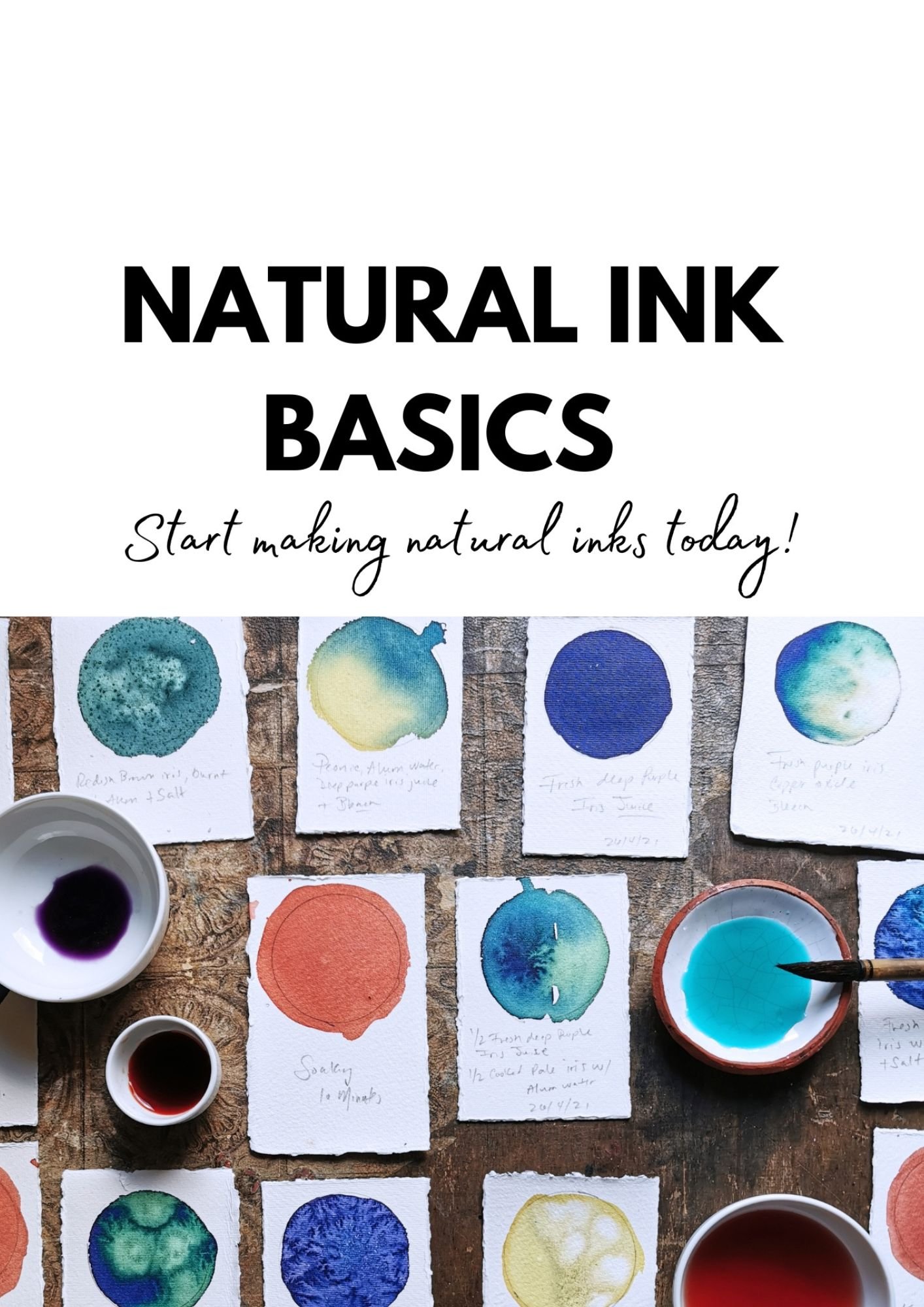 NATURAL INKS  E-BOOK