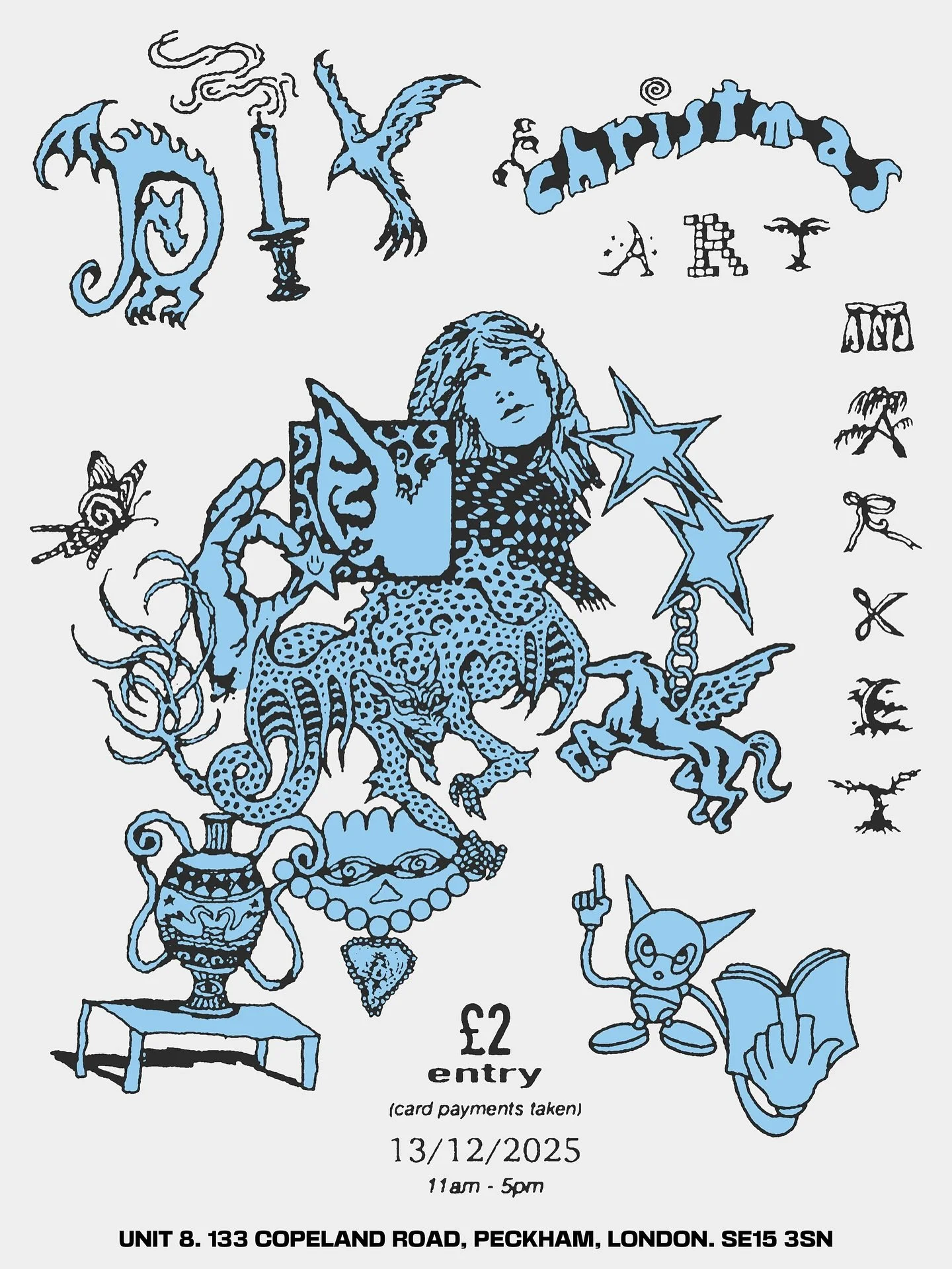 I&rsquo;m doing two markets this Christmas season, both being the truly excellent DIY in Peckham, London. I will be at the DIY Christmas Market on the Saturday and then the Ceramics one on the Sunday. Hope to see you there! 

NEXT MONTH!!
🗓  DIY Chr