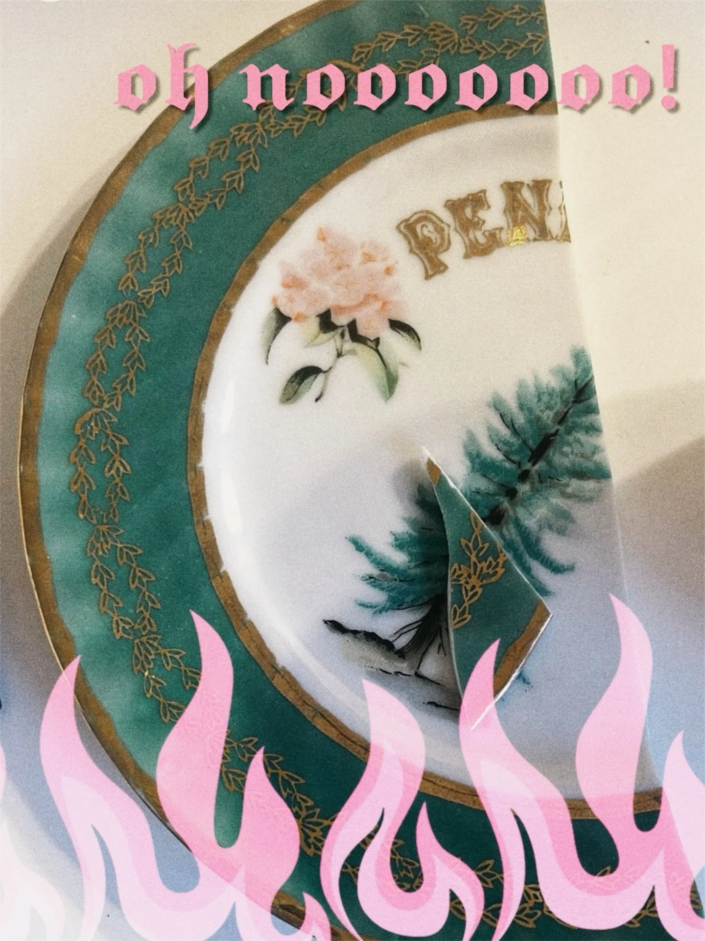 Oh nooooo! You broke a special plate from your Grandma and now your sister is mad at you for it too! 🚨BUT Harry knew who to contact! ☎️ ME! So I made her and her sister pendants from their Grandma&rsquo;s broken plate ❤️&zwj;🩹

𝕮𝖔𝖒𝖒𝖎𝖘𝖘𝖎𝖔𝖓