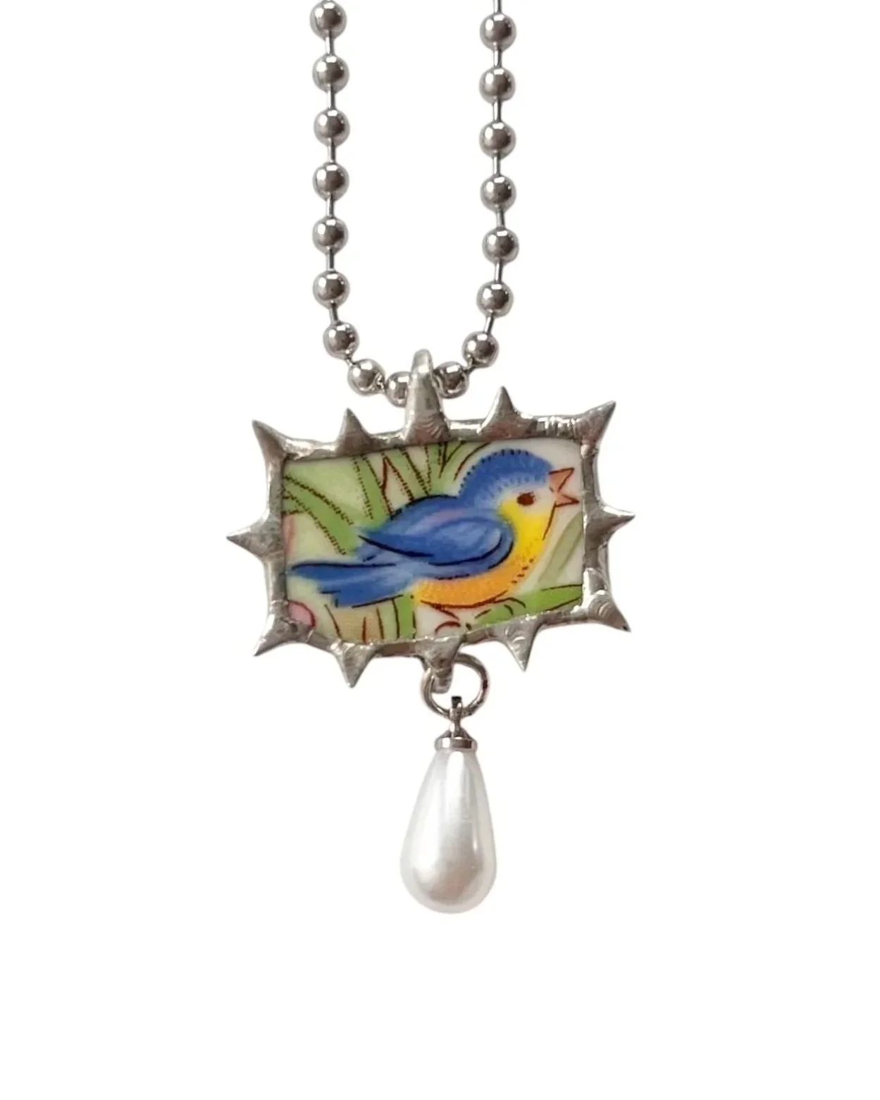 Blue Tit Necklace
