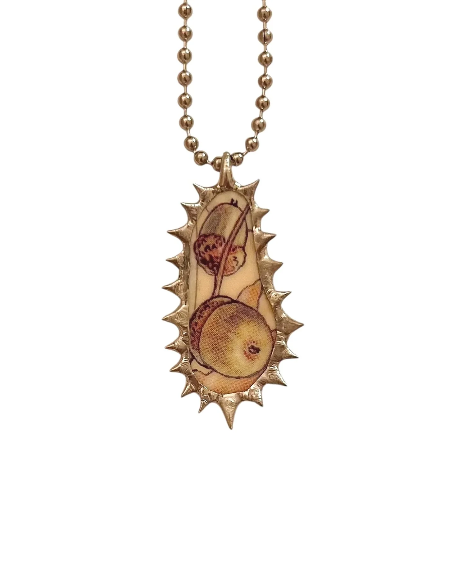 RESERVED Acorn Necklace