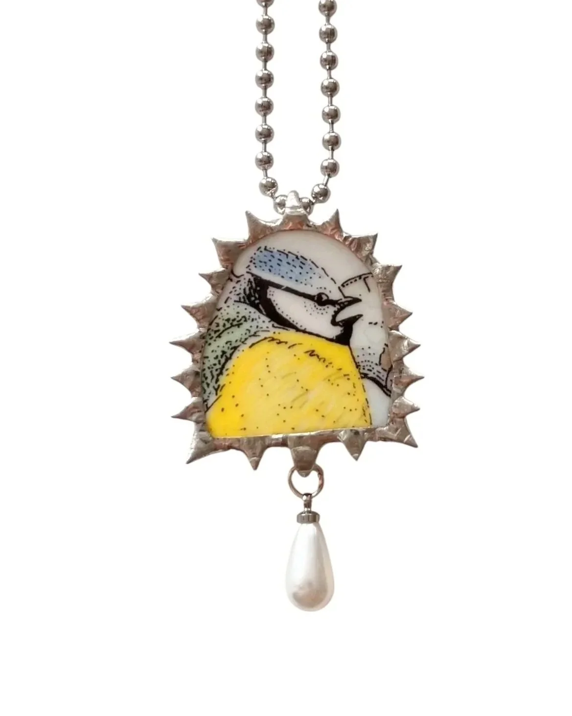 Blue Tit Necklace