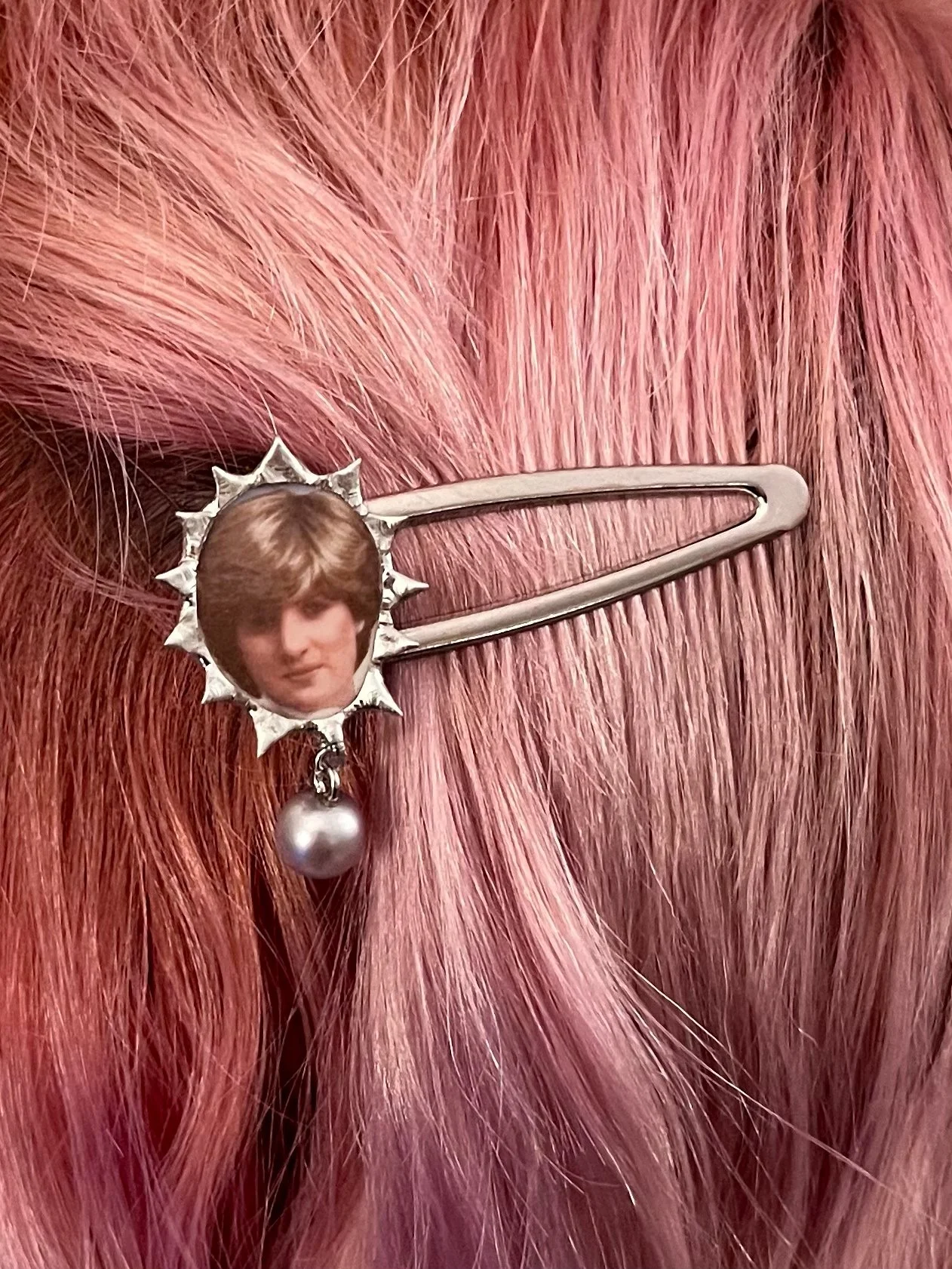Princess Diana hair clip