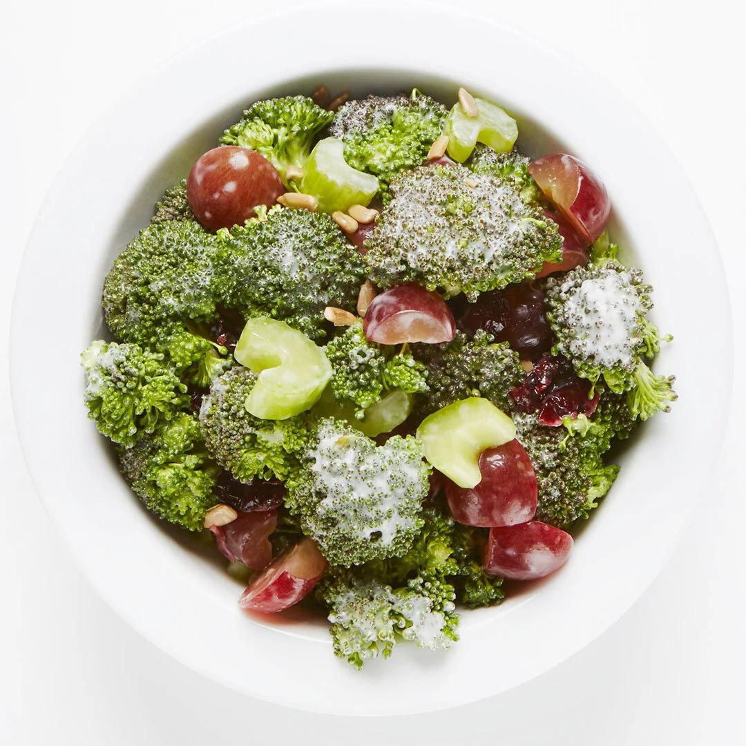 Broccoli, Grape & Cranberry Salad Recipe