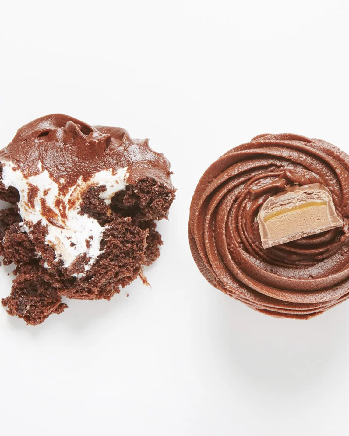 Mars Bar And Marshmallow Cupcakes Recipe Bite Me More