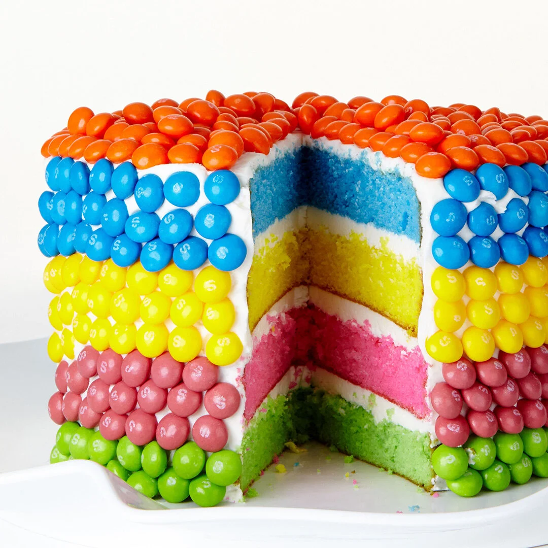 Rainbow Layer Cake Recipe