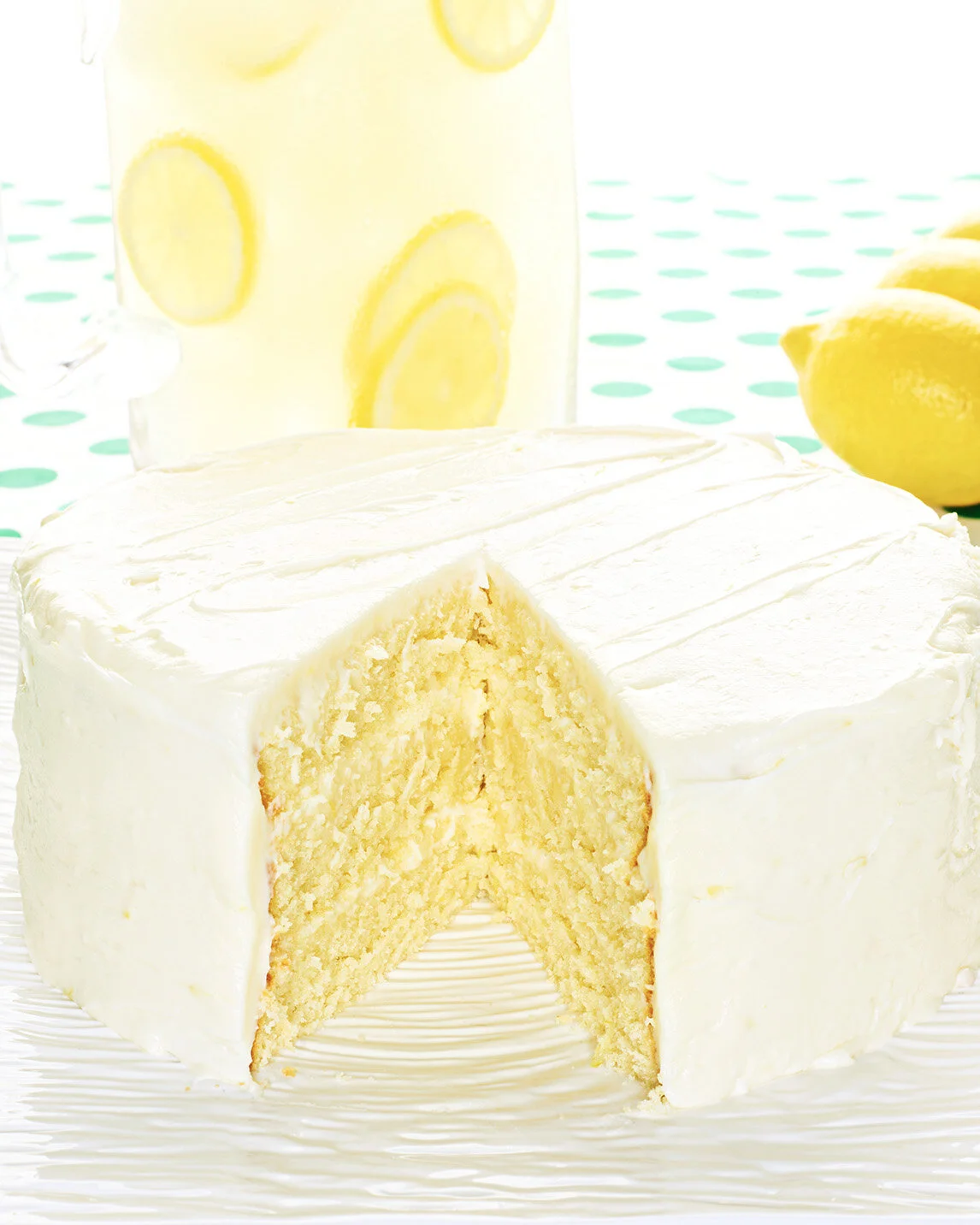 Lemonade Layer Cake with Lemonade Icing Recipe — Bite Me More